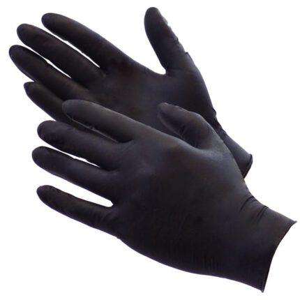 Disposable Black Gloves 10 pcs Stock Mart Lanka