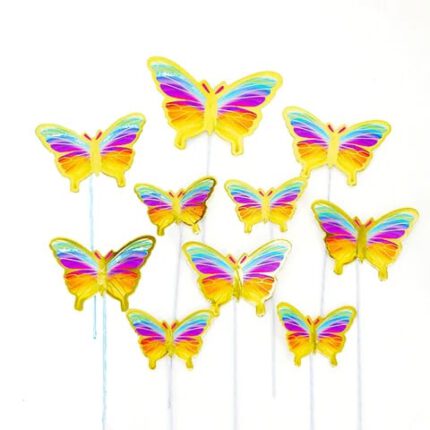 Multi Colour Butterfly stamp Stock Mart Lanka