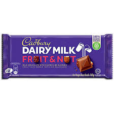 Cadbury Dairy Milk Fruit & Nuts 160g Stock Mart Lanka