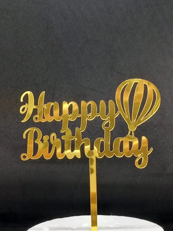 Happy Birthday Acrylic Toper