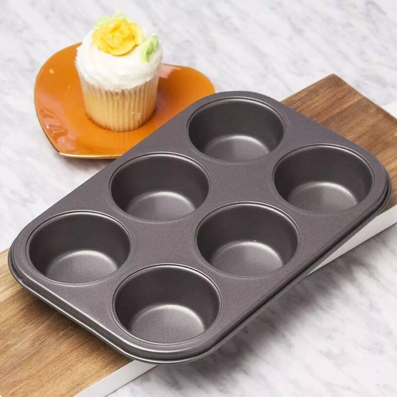 6 hole cupcake tray