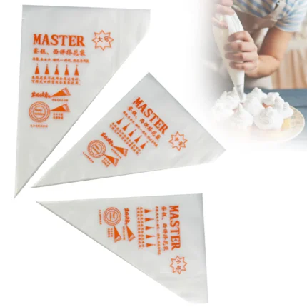 Disposable Piping Bags 100 Pcs