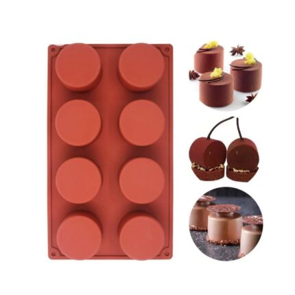 Mini Cake Silicone Mold 8 Cavity