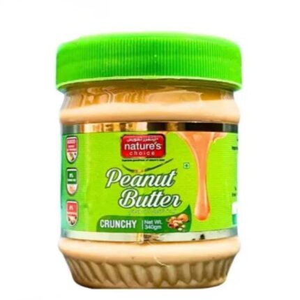 NATURE'S PEANUT BUTTER CRUNCHY 340G