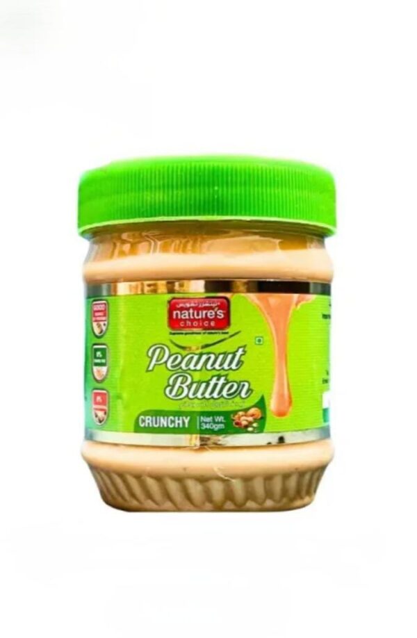 NATURE'S PEANUT BUTTER CRUNCHY 340G