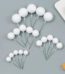 White Colour Faux Balls Stock Mart Lanka