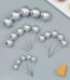 Silver Colour Faux Balls Stock Mart Lanka