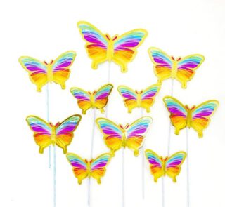 Multi Colour Butterfly stamp Stock Mart Lanka
