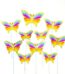 Multi Colour Butterfly stamp Stock Mart Lanka
