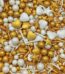 Gold&White Blend Sprinkles 20g Stock Mart Lanka