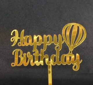 Happy Birthday Acrylic Toper