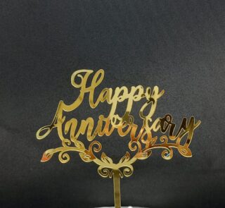 Happy Anniversary Acrylic Toper
