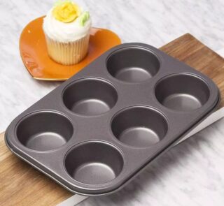 6 hole cupcake tray