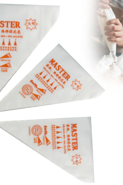 Disposable Piping Bags 100 Pcs