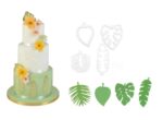 Tropical Leaf Cookie Cutter 4Pcs