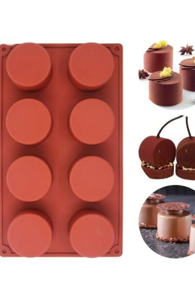 Mini Cake Silicone Mold 8 Cavity