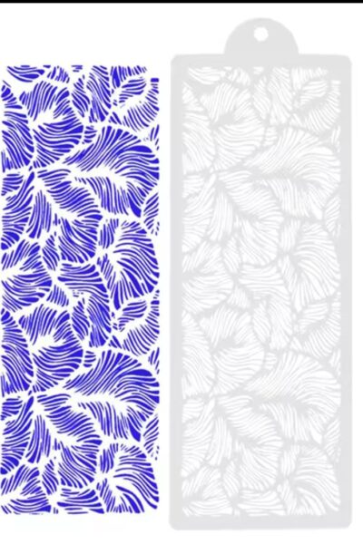 PEACOCK LACE STENCIL